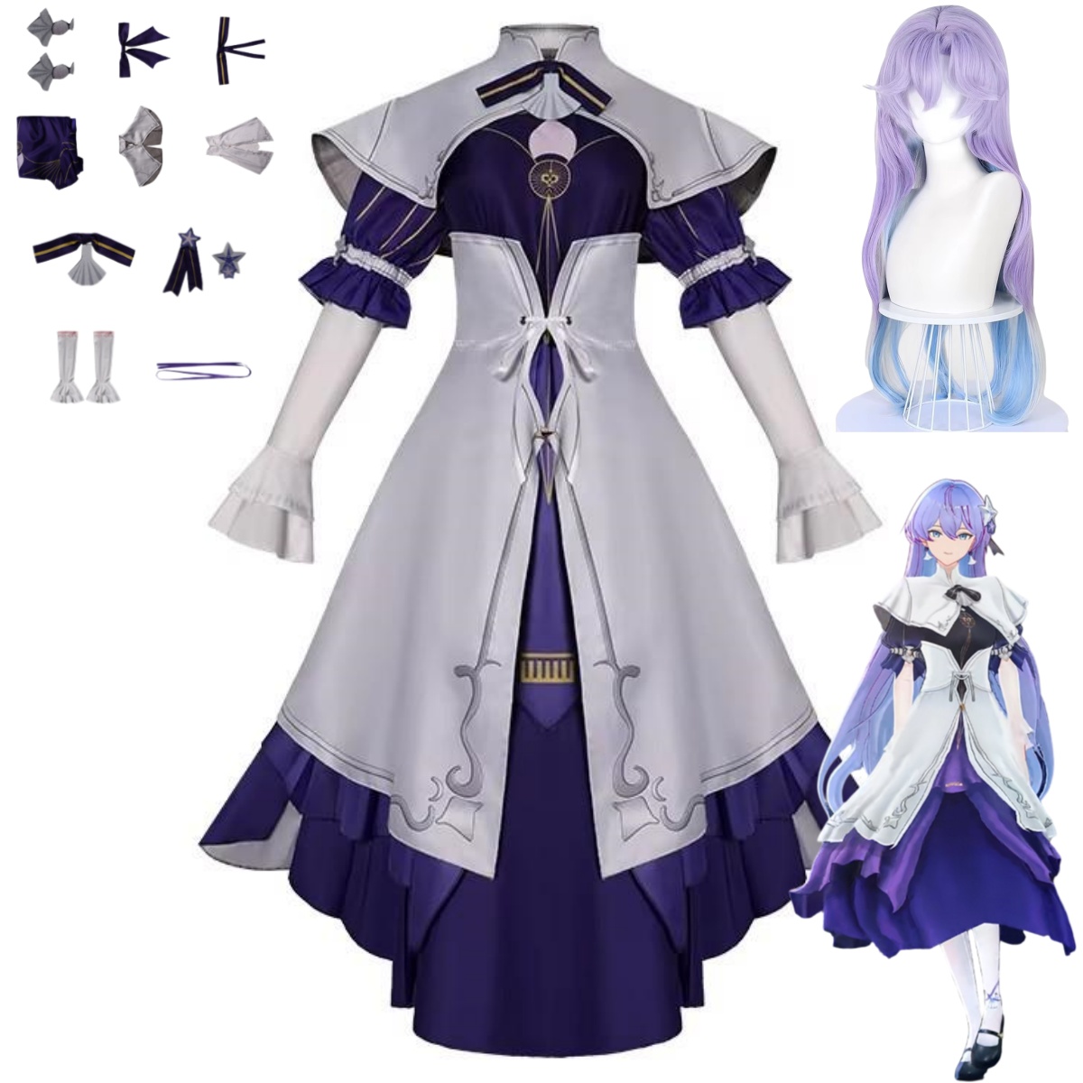Women Accessories Set - Anime Game Wuthering Waves Cantarella Cosplay