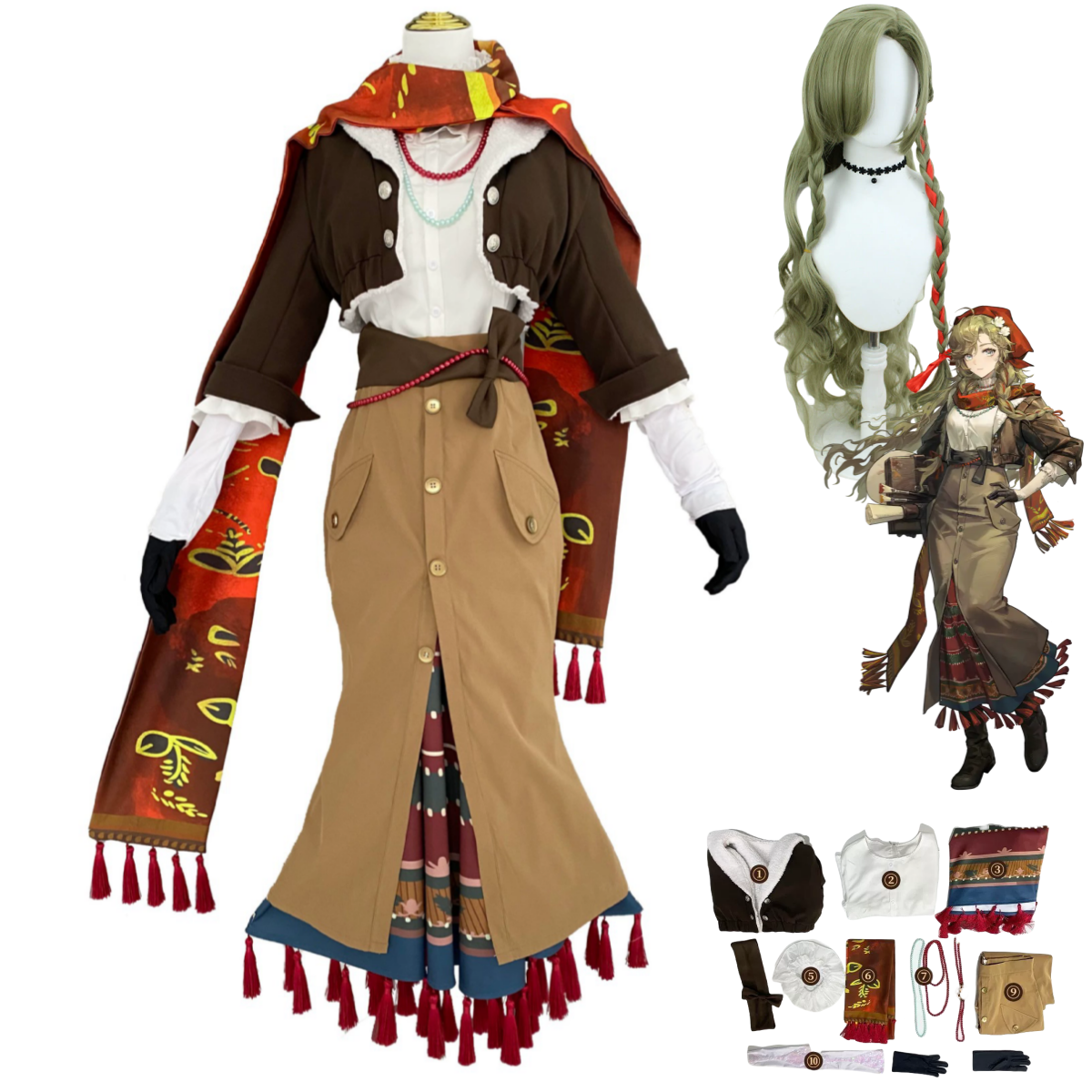 Women Accessories Set - Anime Game Reverse:1999 Vila Cosplay Costume