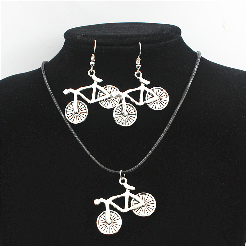 Women Accessories Combo Gift - Retro Bicycle Jewelry Set for Women
