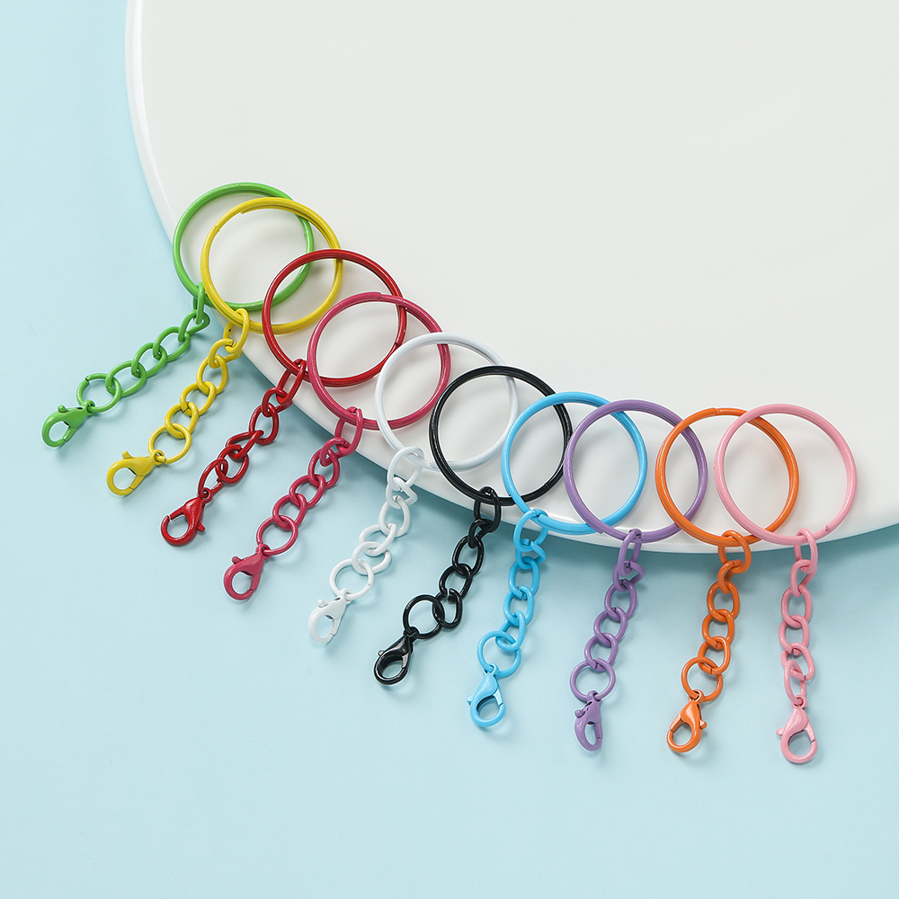 Women'S Key Accessories - 5pcs/Lot 25mm Colored Split Rings Keyfob