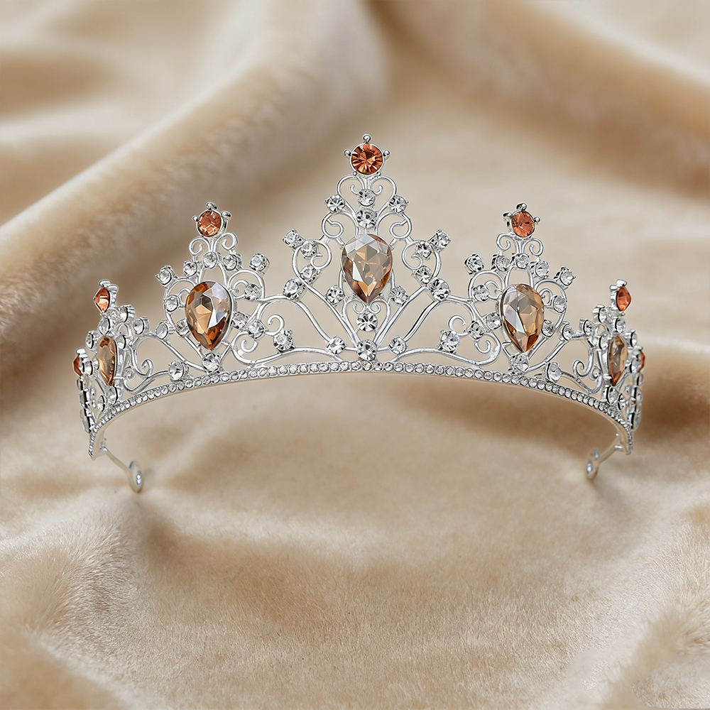 Women'S Wedding Accessories - European Style Bridal Crown with Rhinestones