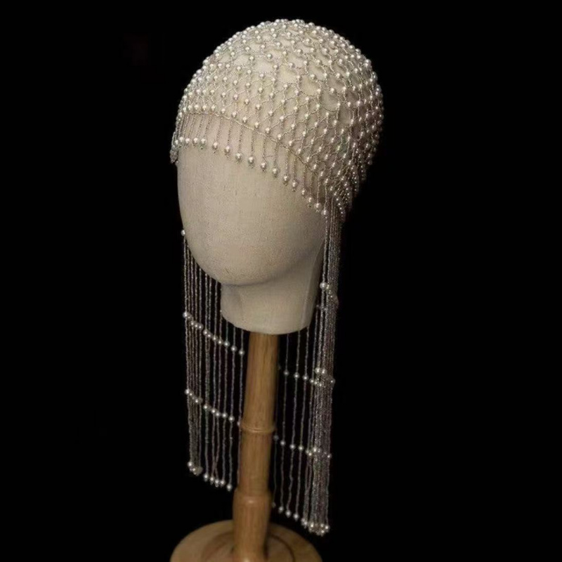 Vintage Handmade Beaded Pearl  - Women'S Wedding Accessories のレビューと価格