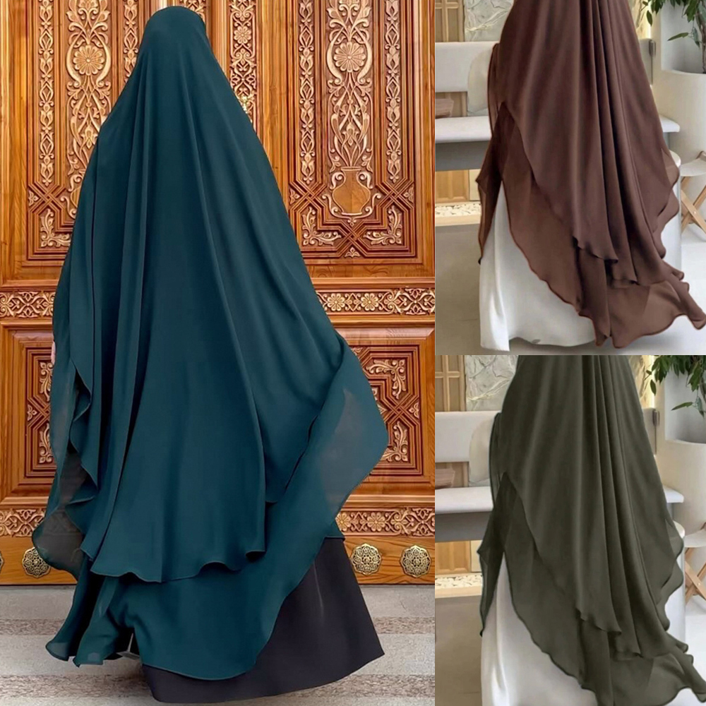 Extra Long Khimar Plain Chiffo - Women Accessories Dubai のレビューと価格