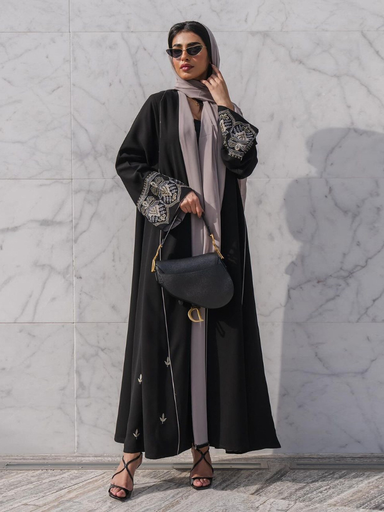 Eid Muslim Abaya for Women Emb - Women Accessories Dubai のレビューと価格