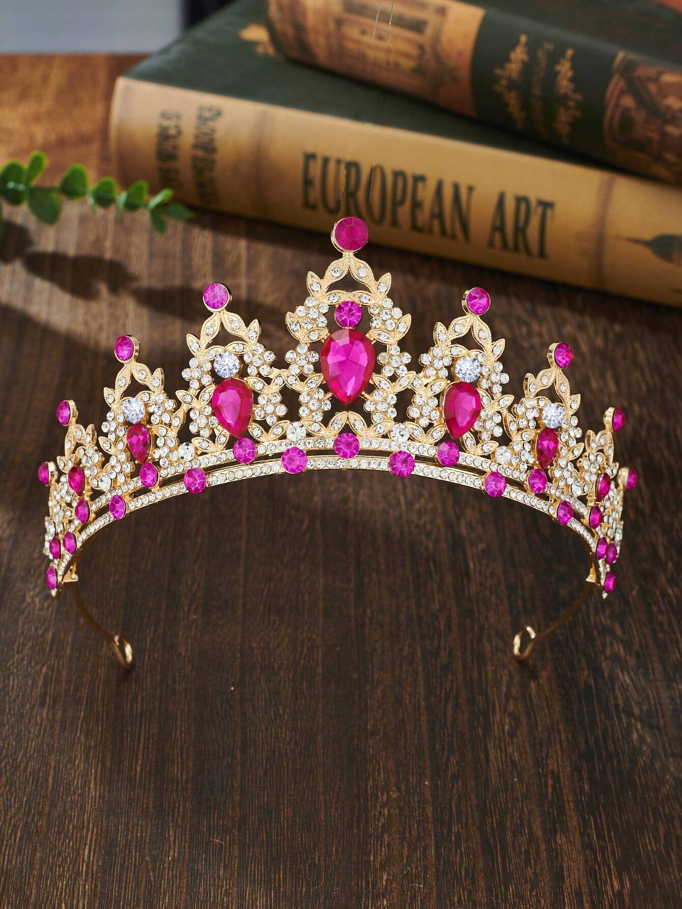 Crystal Princess Tiara Crown W - Women'S Wedding Accessories のレビューと価格