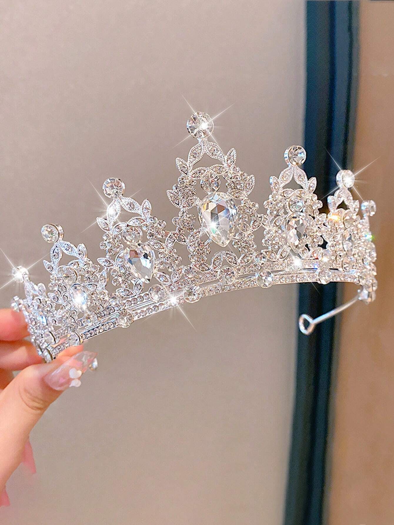 Crystal Princess Tiara Crown W - Women'S Wedding Accessories のレビューと価格
