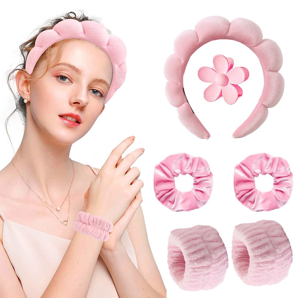 6pcs Headbands Wristband Set f - Women Accessories Combo Gift のレビューと価格