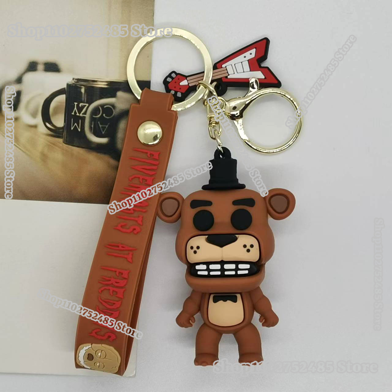 5pcs Cartoon Anime FNAF Figure - Women'S Key Accessories のレビューと価格