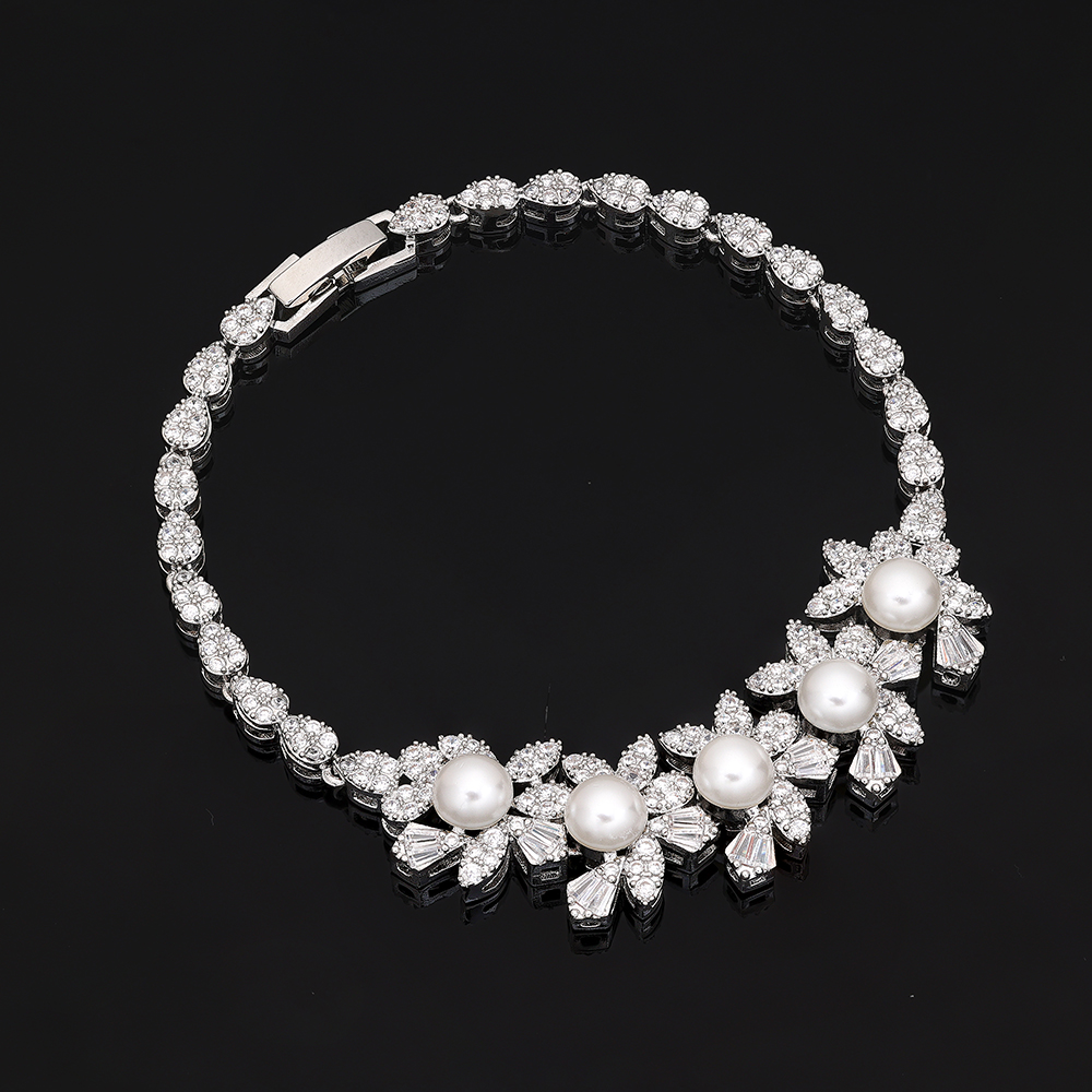4PCS Wedding Jewelry Set Cubic - Women Accessories Uae のレビューと価格