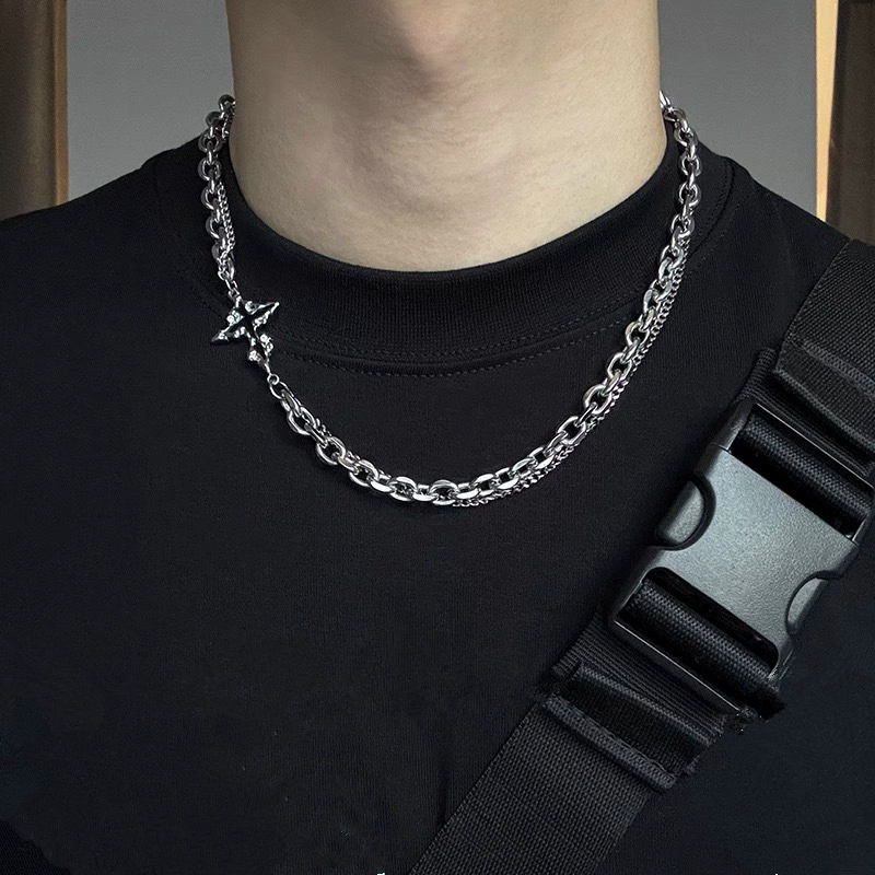 Punk Black Cross Pendant Chain - Women'S Accessories In The 90S のレビューと価格