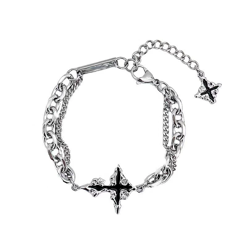 Punk Black Cross Pendant Chain - Women'S Accessories In The 90S のレビューと価格