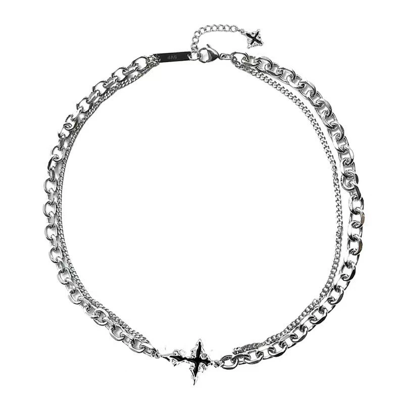 Punk Black Cross Pendant Chain - Women'S Accessories In The 90S のレビューと価格