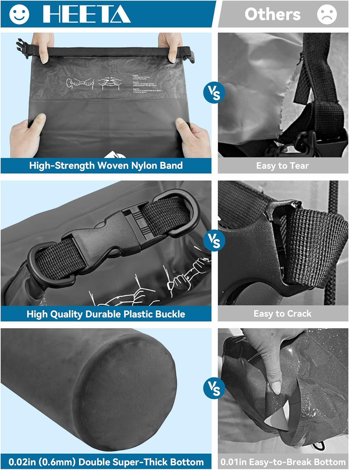 Dry Bag Waterproof for Women M - Women'S Kayak Accessories のレビューと価格