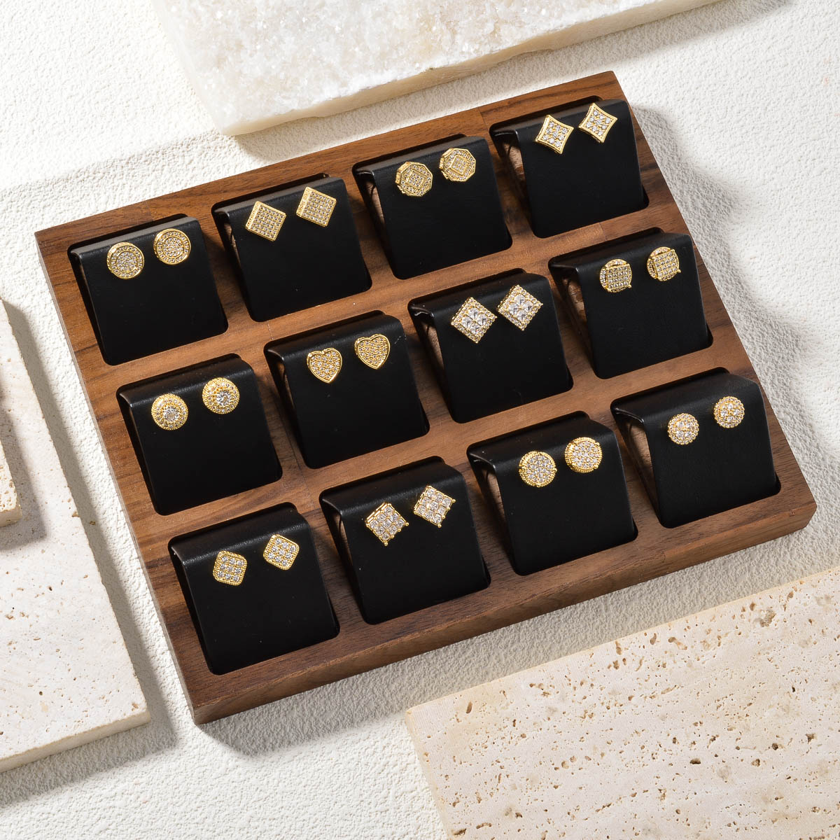 Diana Baby Gold Color Earrings - Women Accessories Dubai のレビューと価格