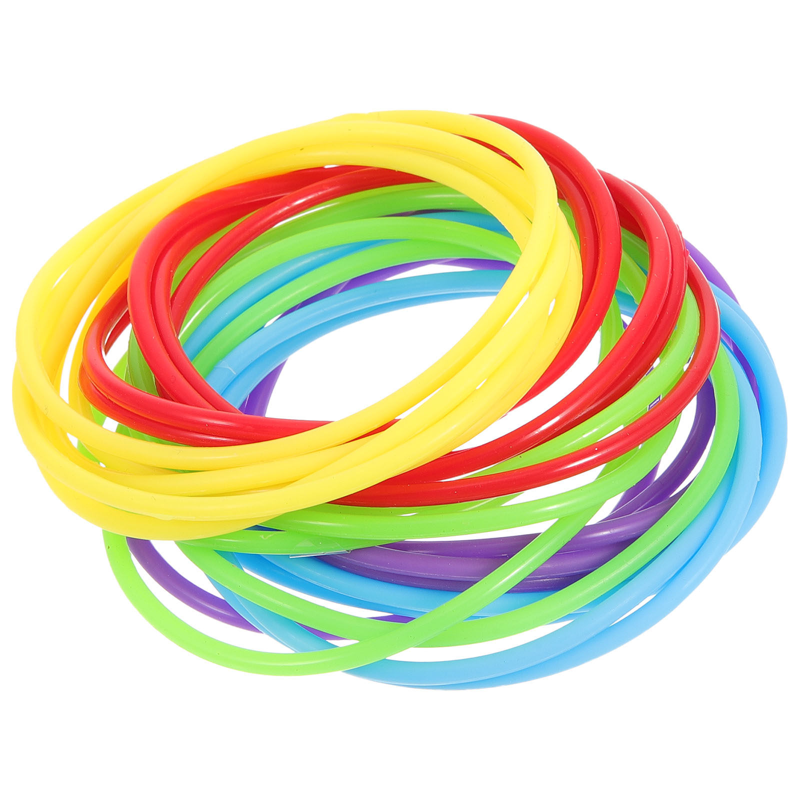 25Pcs Colored Silicone Jelly B - Women'S Accessories In The 90S のレビューと価格