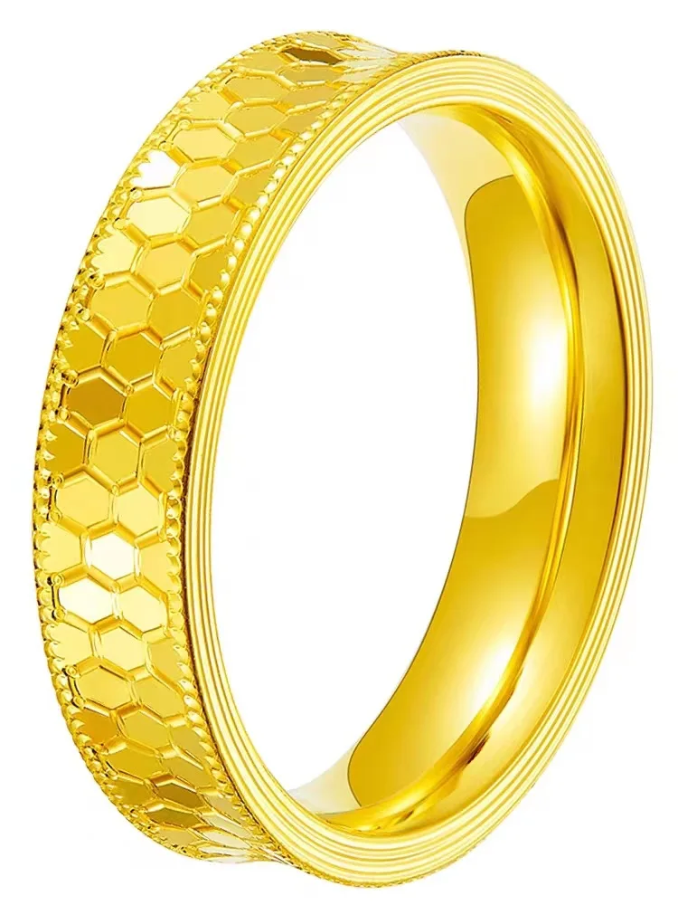 Pure Gold Color Shine Honeycom - Women Accessories Dubai のレビューと価格