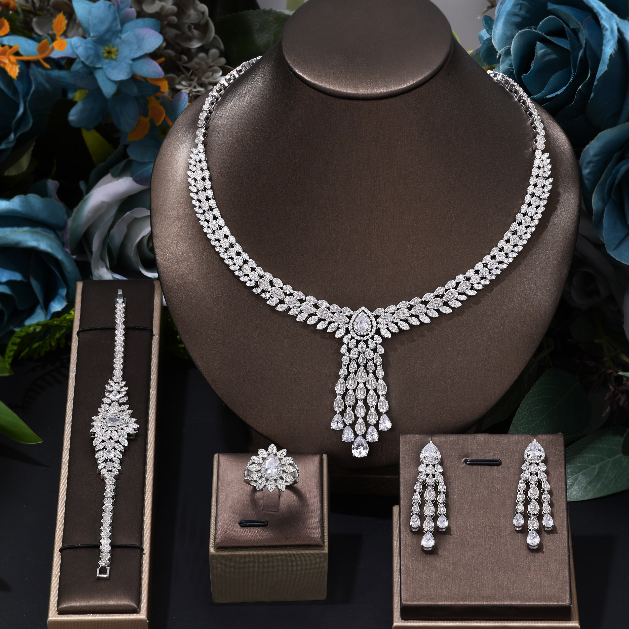 Sparking Water Drop Wedding Je - Women Accessories Uae のレビューと価格