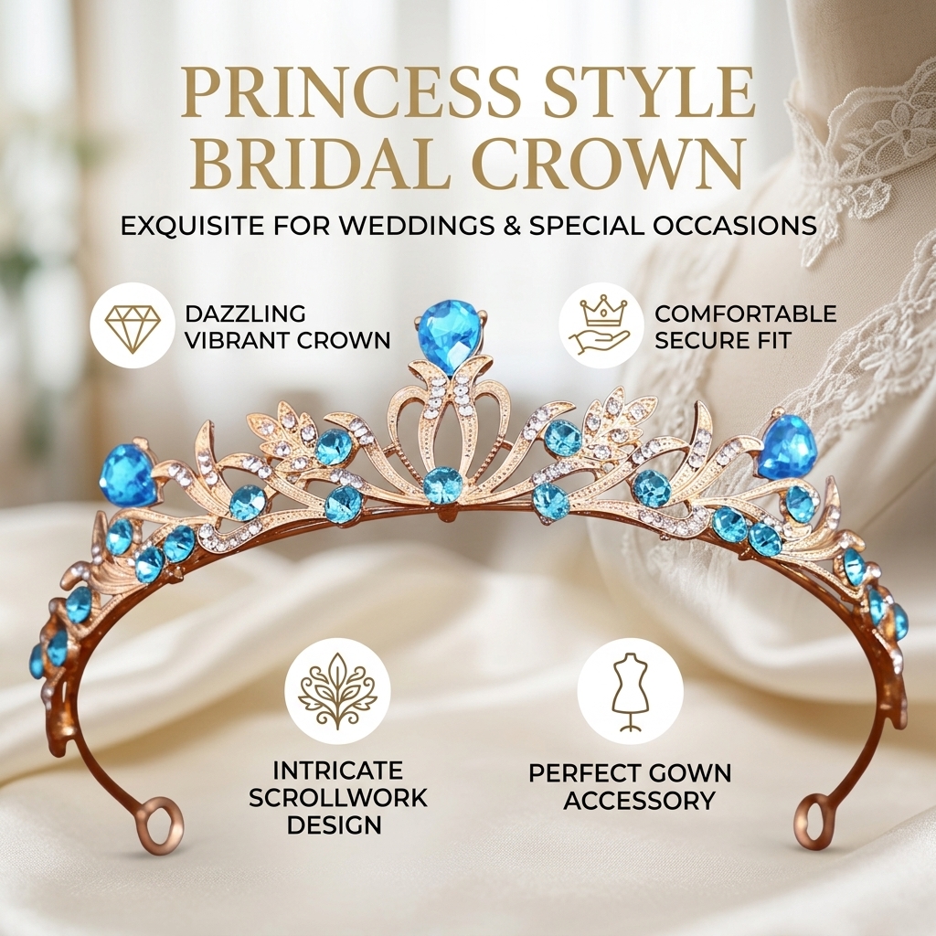 Crystal Wedding Tiaras And Cro - Women'S Wedding Accessories のレビューと価格