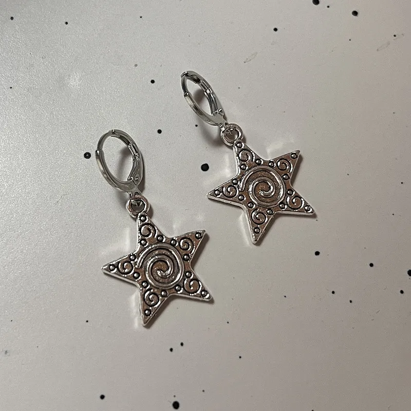 Vintage Goth Silver Color Spir - Women'S Accessories In The 90S のレビューと価格