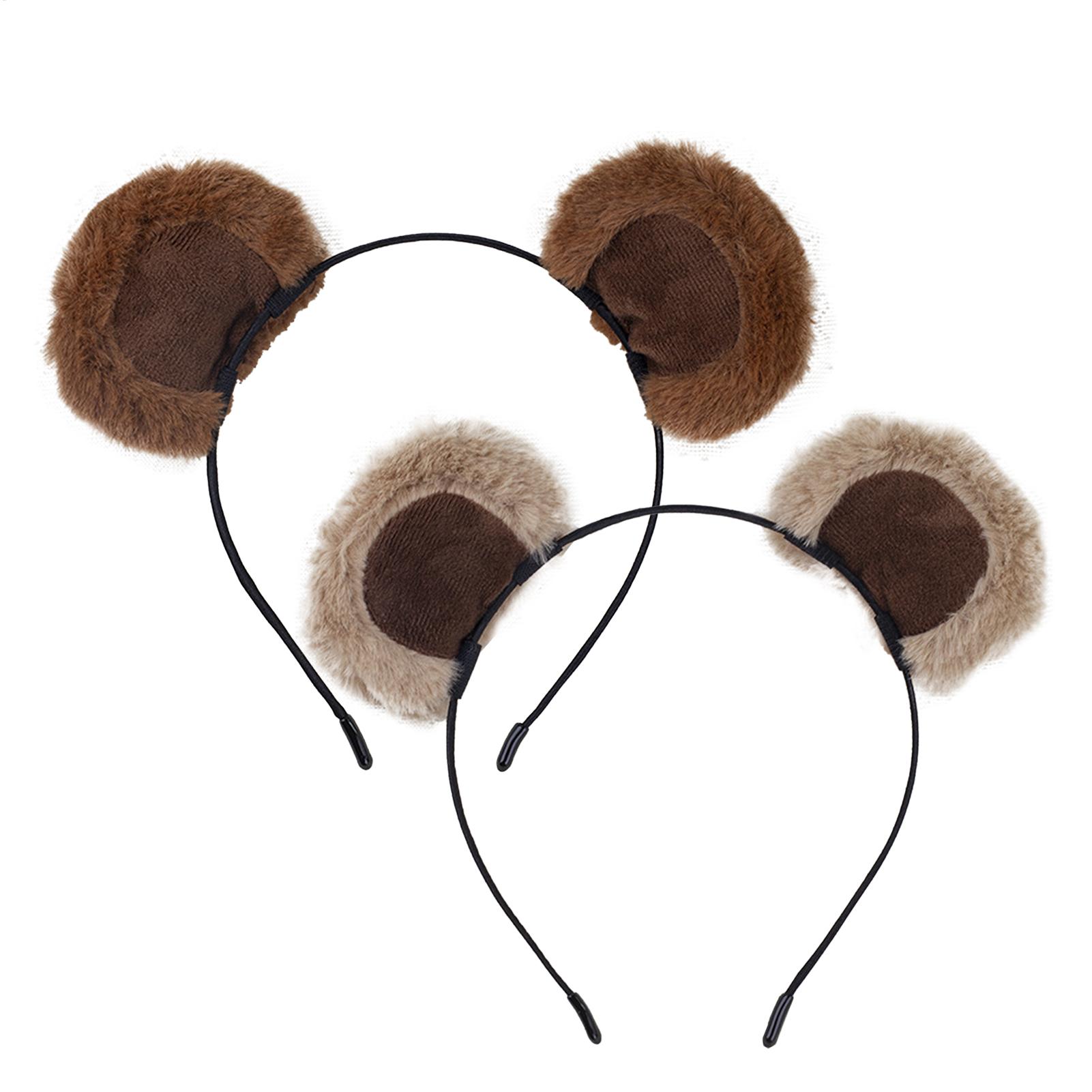 Cute Brown Ears Headband Adjus - Women Accessories Combo Gift のレビューと価格