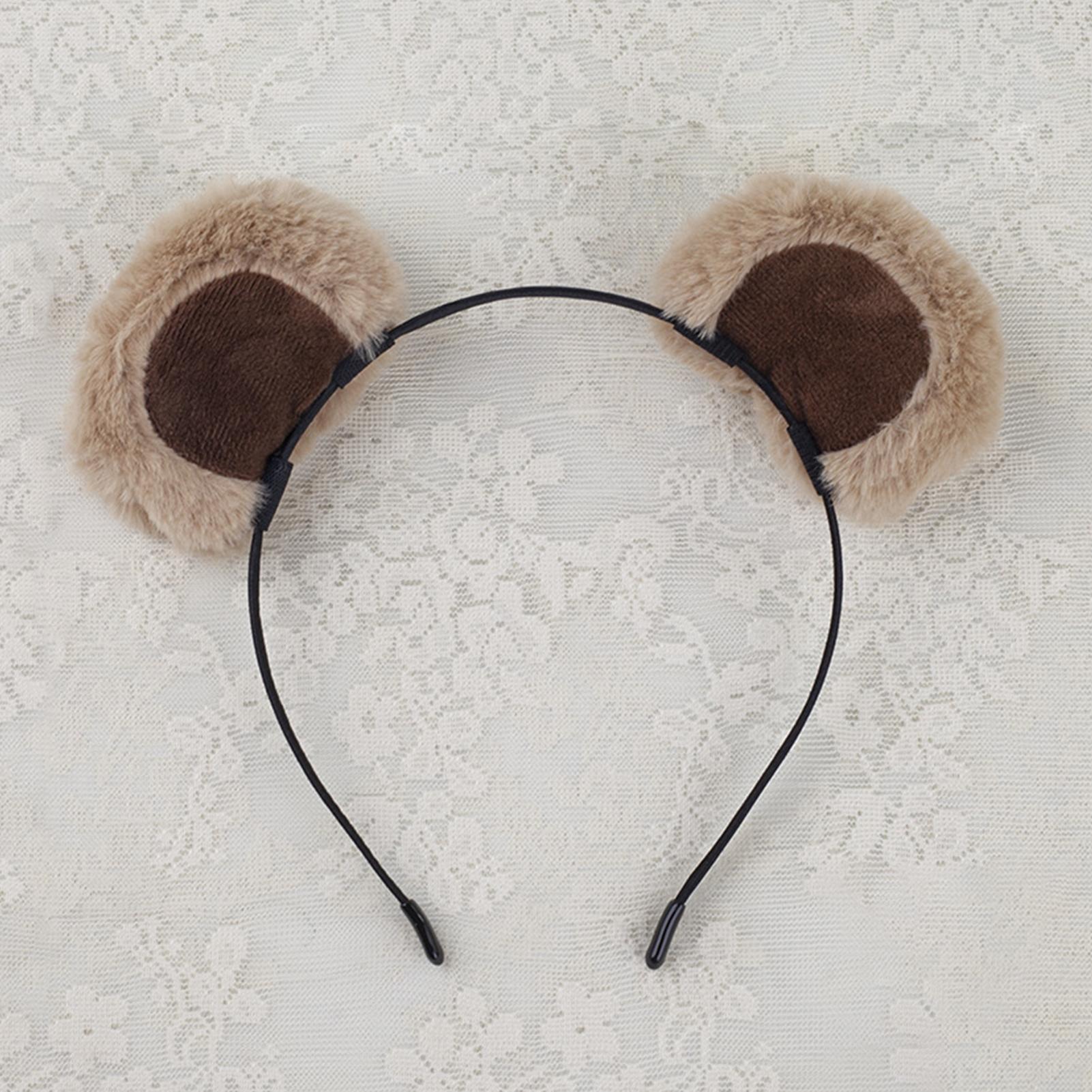 Cute Brown Ears Headband Adjus - Women Accessories Combo Gift のレビューと価格