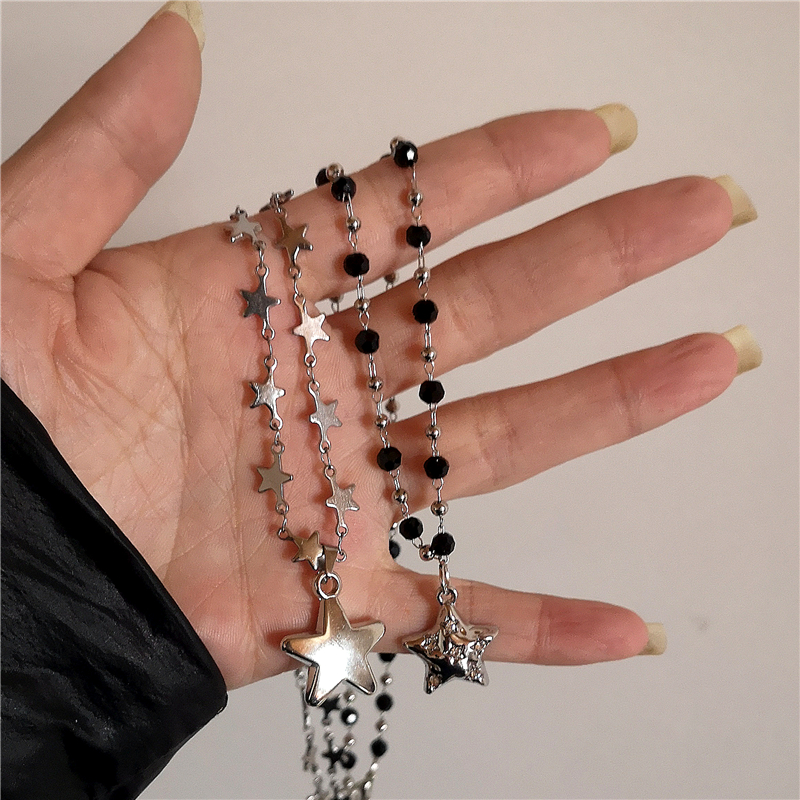 Kpop Cool Punk Vintage Star Pe - Women'S Accessories In The 90S のレビューと価格