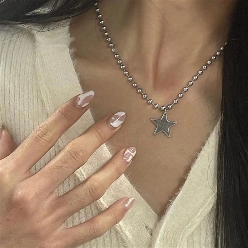 Kpop Cool Punk Vintage Star Pe - Women'S Accessories In The 90S のレビューと価格