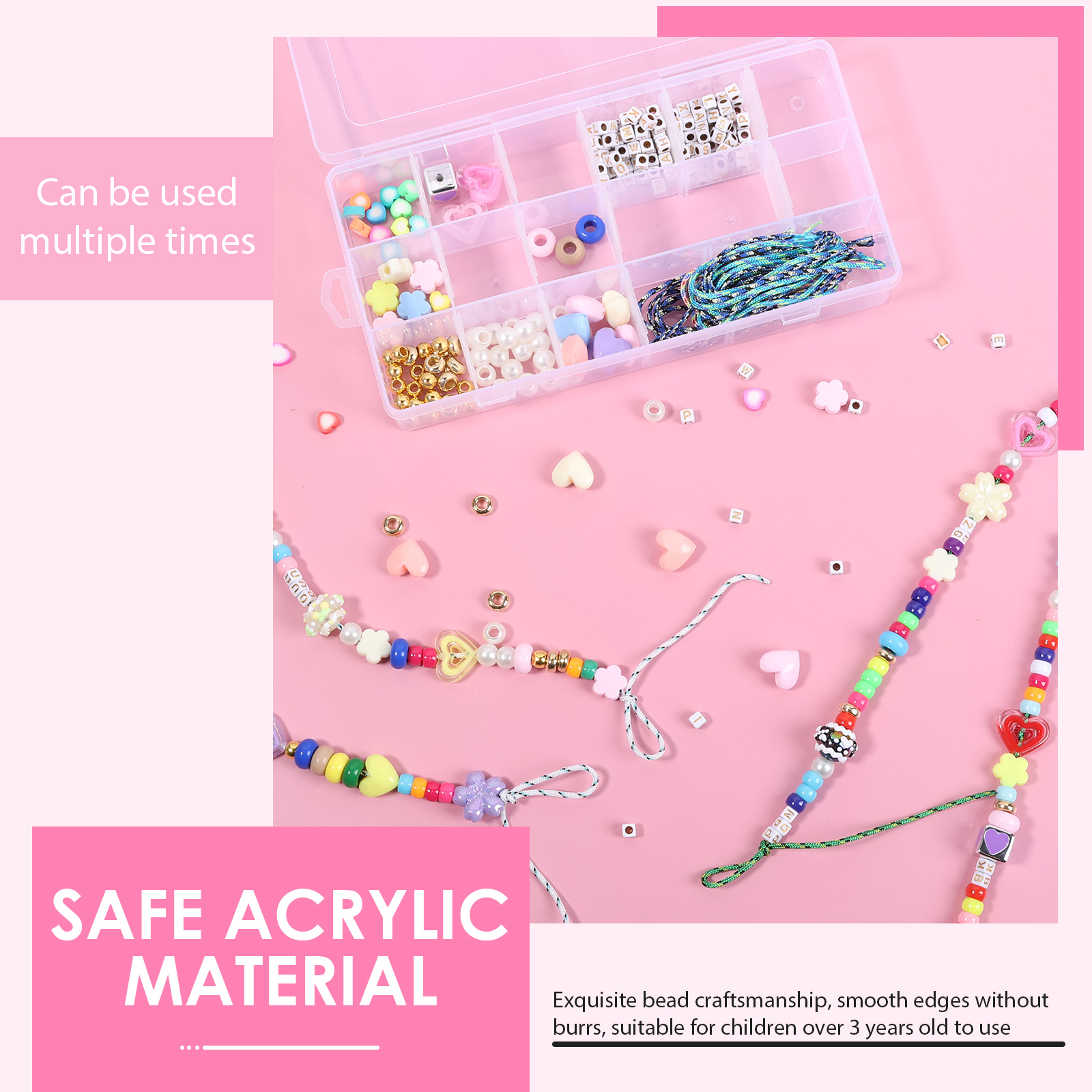 421PCS Beaded Keychain Making  - Women'S Key Accessories のレビューと価格