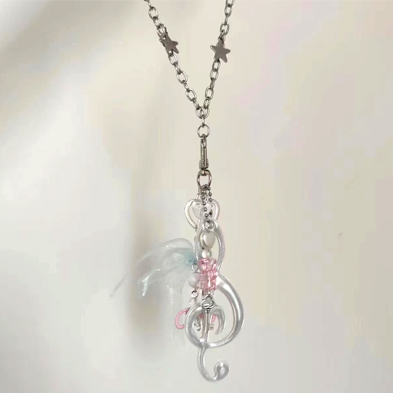 Y2K Jewelry Note Bear Bow Pend - Women'S Accessories In The 90S のレビューと価格