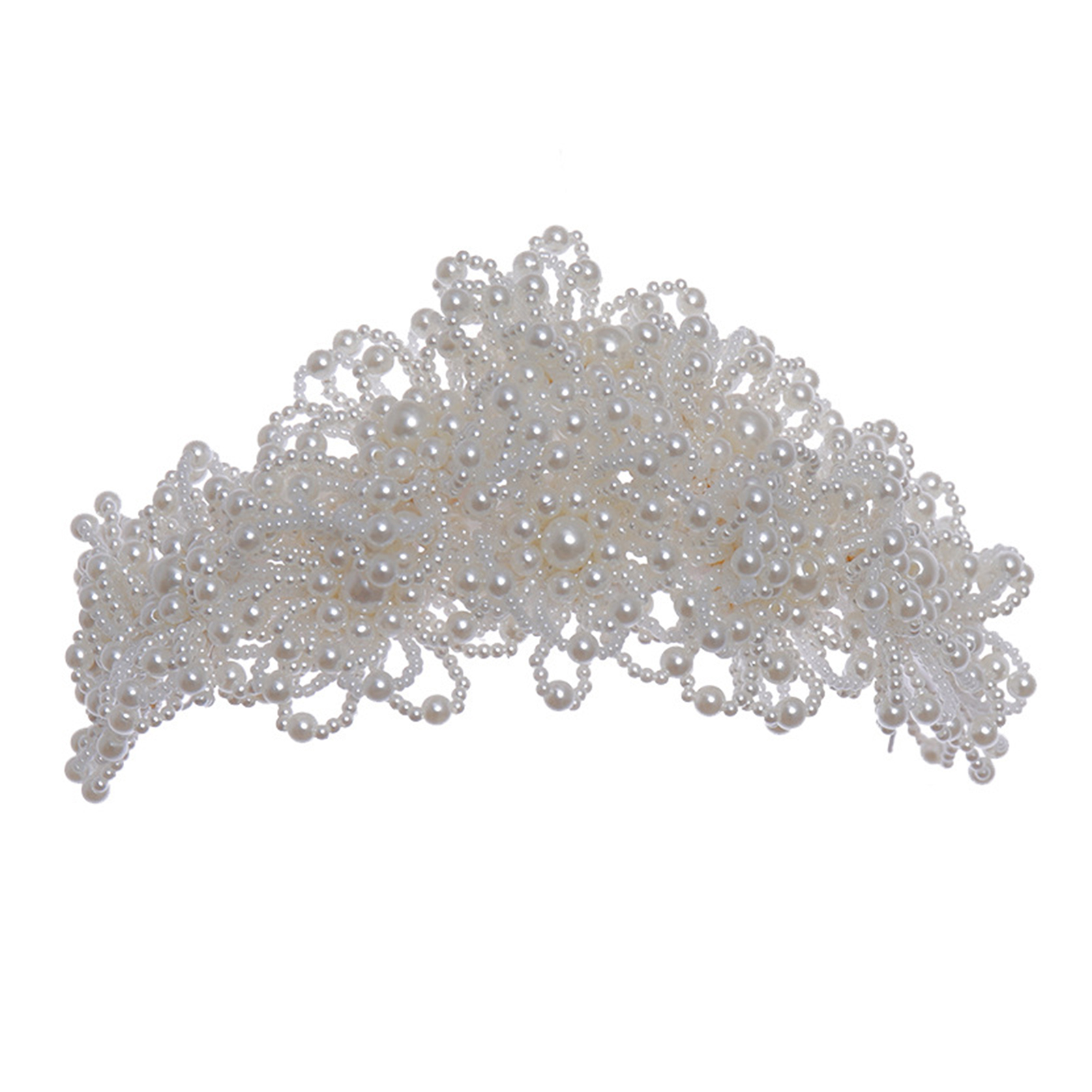 Pearl Crown Headpiece For Wedd - Women'S Wedding Accessories のレビューと価格