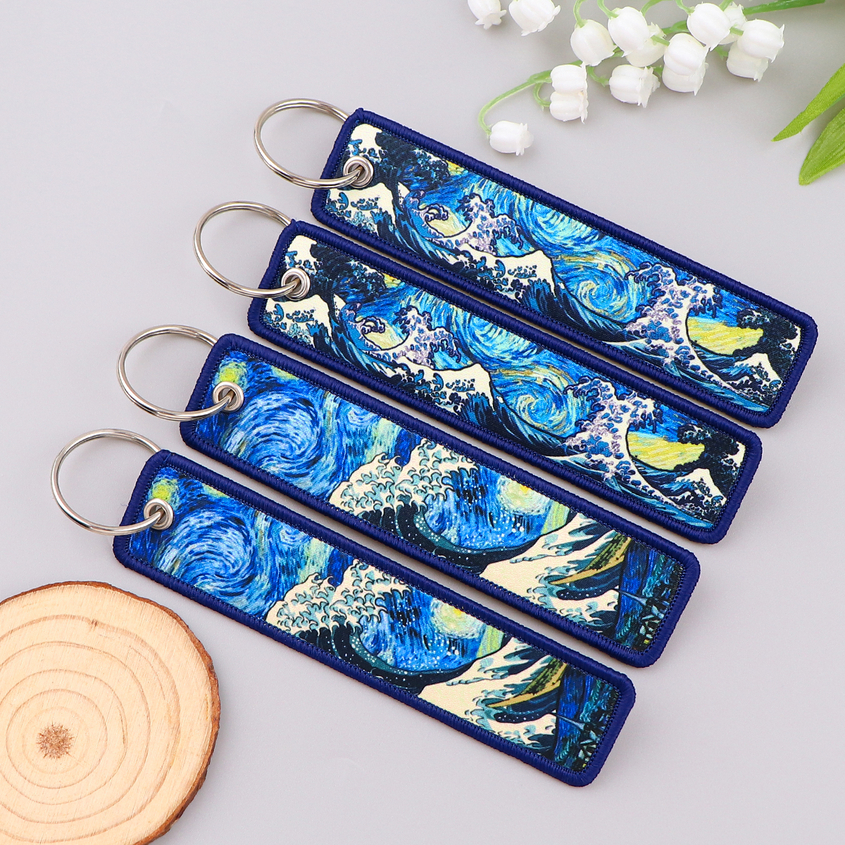 Van Gogh Embroidery Key Fobs K - Women'S Key Accessories のレビューと価格