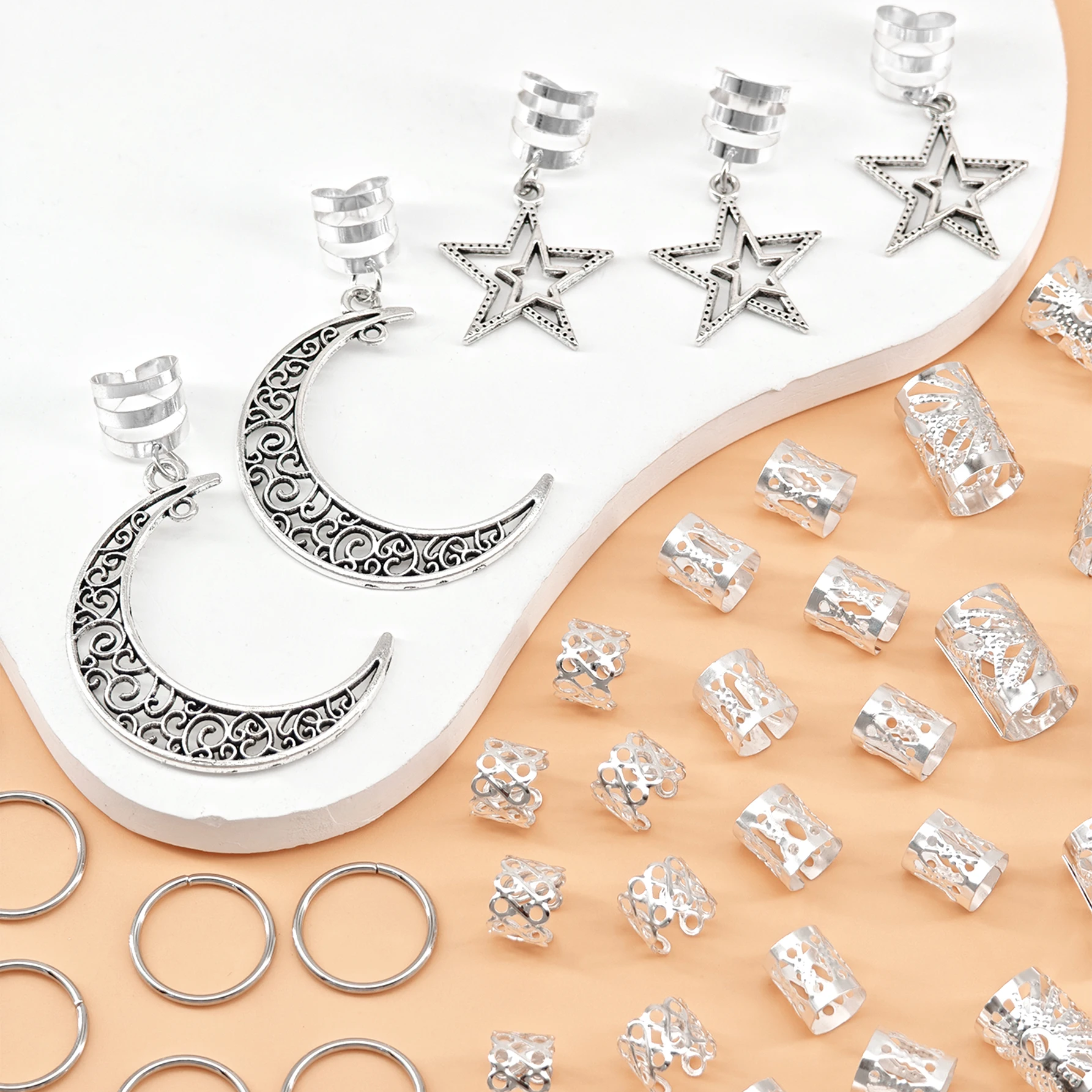 45pcs Stars and Moon Combo Dre - Women Accessories Combo Gift のレビューと価格