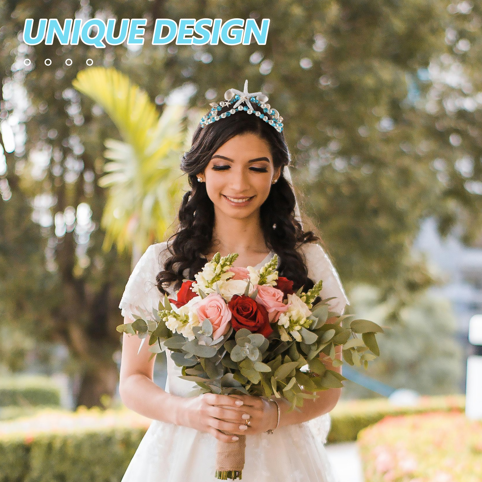 Seashell Crown Bridal Headband - Women'S Wedding Accessories のレビューと価格