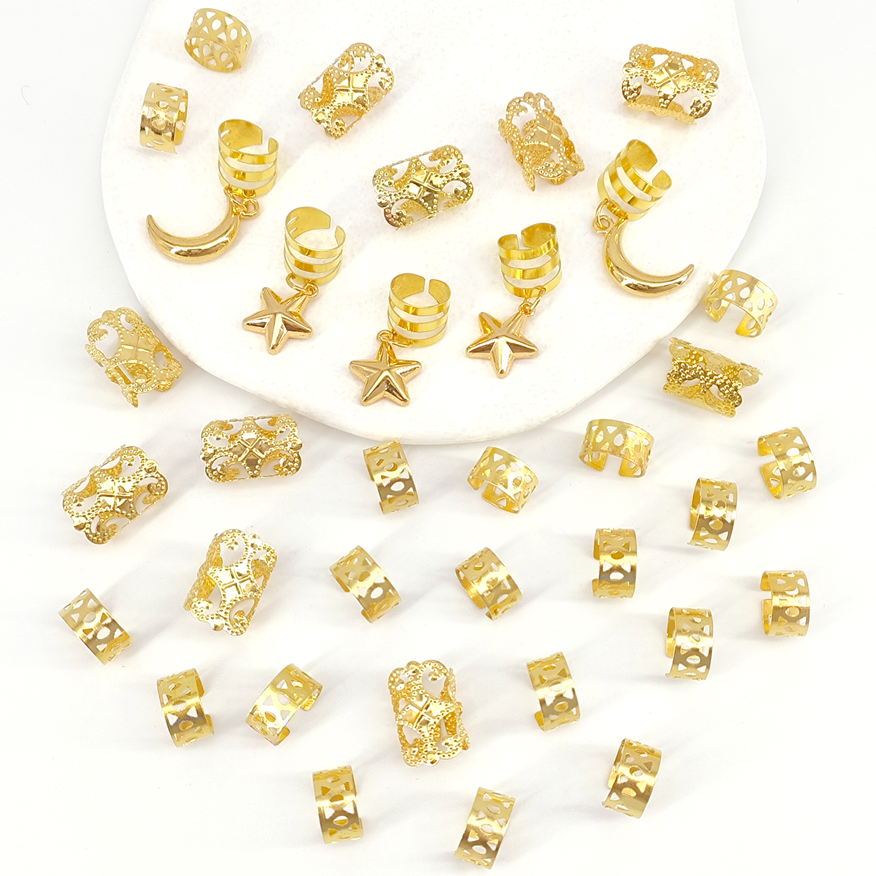 35pcs Stars and Moon Combo Dre - Women Accessories Combo Gift のレビューと価格