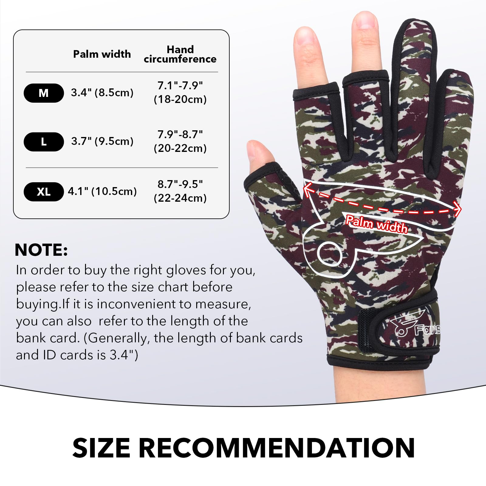 8Fans Fishing Gloves - Finger  - Women'S Kayak Accessories のレビューと価格