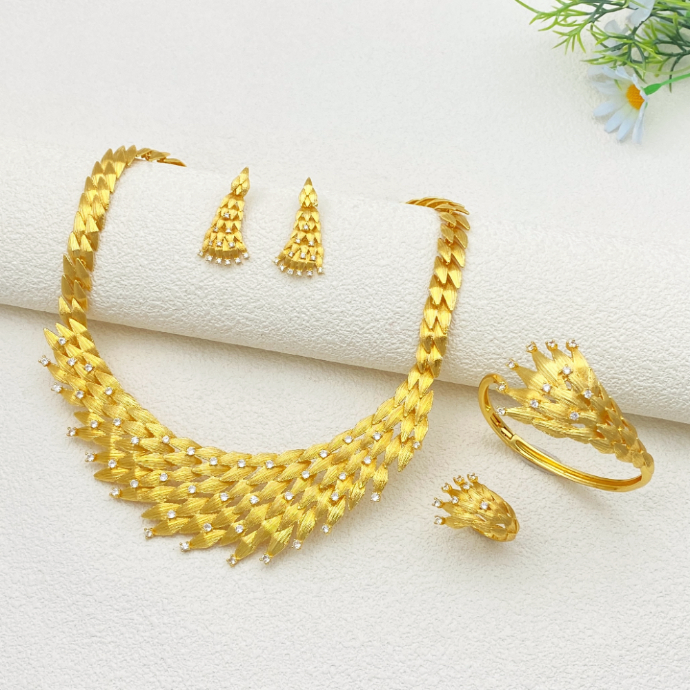 Falair UAE Bride Zircon Gold P - Women Accessories Uae のレビューと価格