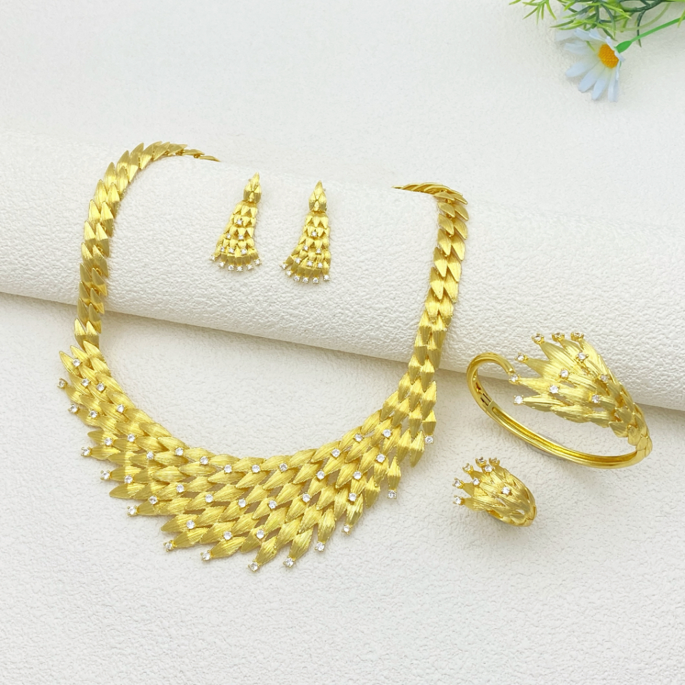 Falair UAE Bride Zircon Gold P - Women Accessories Uae のレビューと価格