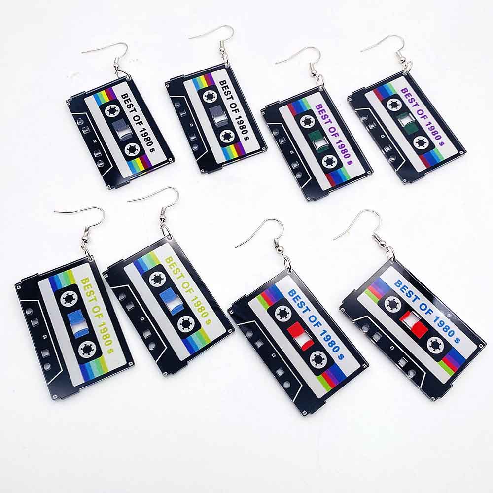 Vintage Cassette Tape Earrings - Women'S Accessories In The 90S のレビューと価格