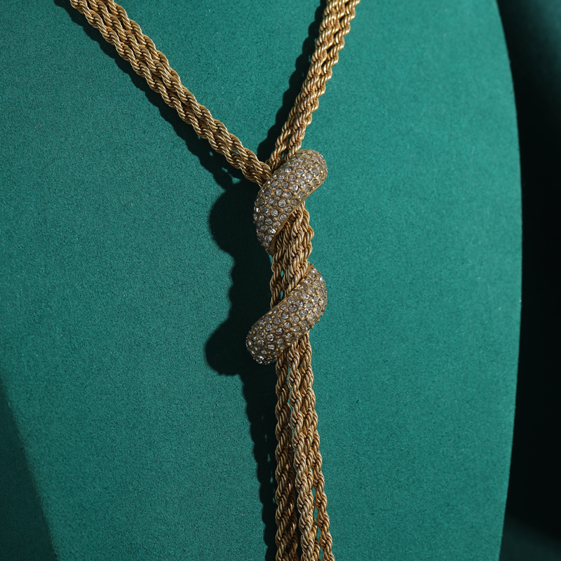 4mm Rope Chain Necklace Gold C - Women Accessories Dubai のレビューと価格