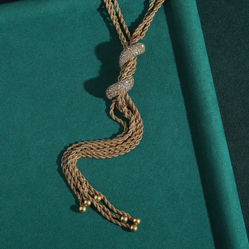 4mm Rope Chain Necklace Gold C - Women Accessories Dubai のレビューと価格