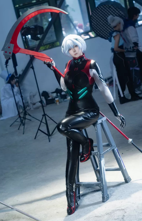 Ayanami Rei  sexy black leathe - Women Accessories Set のレビューと価格