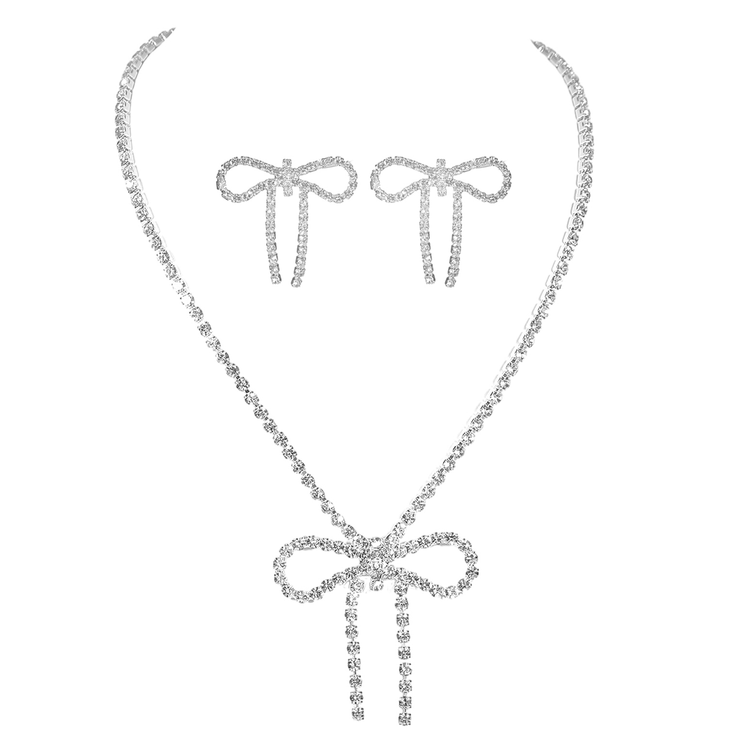 Bow Necklace and Earrings Sets - Women'S Accessories Mango のレビューと価格