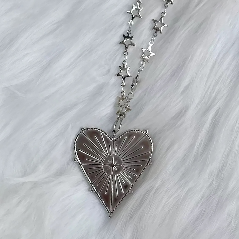 Y2K Jewelry Line Heart Cross P - Women'S Accessories In The 90S のレビューと価格