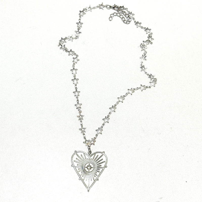 Y2K Jewelry Line Heart Cross P - Women'S Accessories In The 90S のレビューと価格