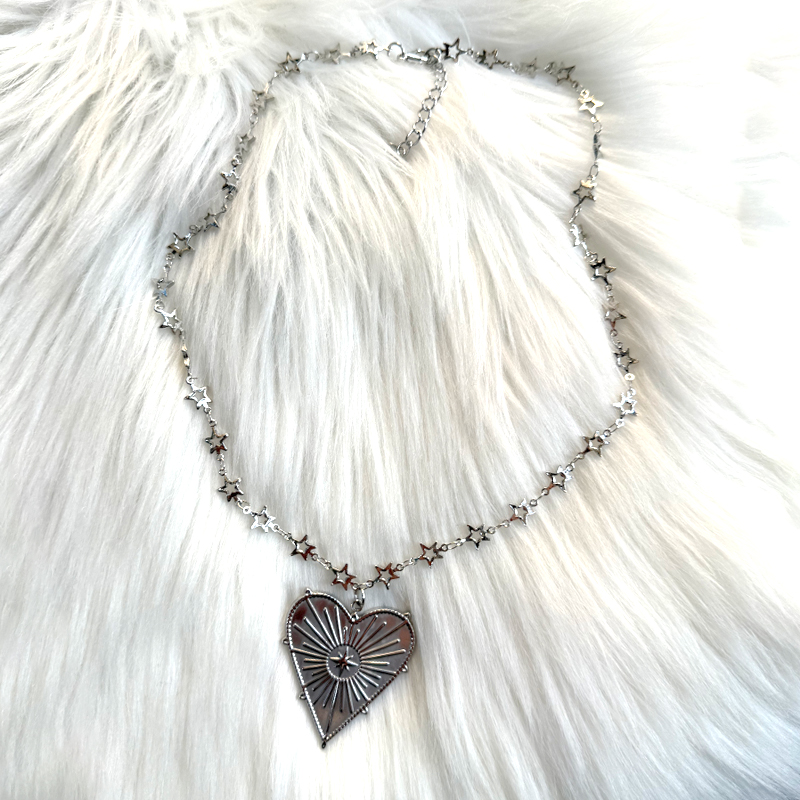 Y2K Jewelry Line Heart Cross P - Women'S Accessories In The 90S のレビューと価格