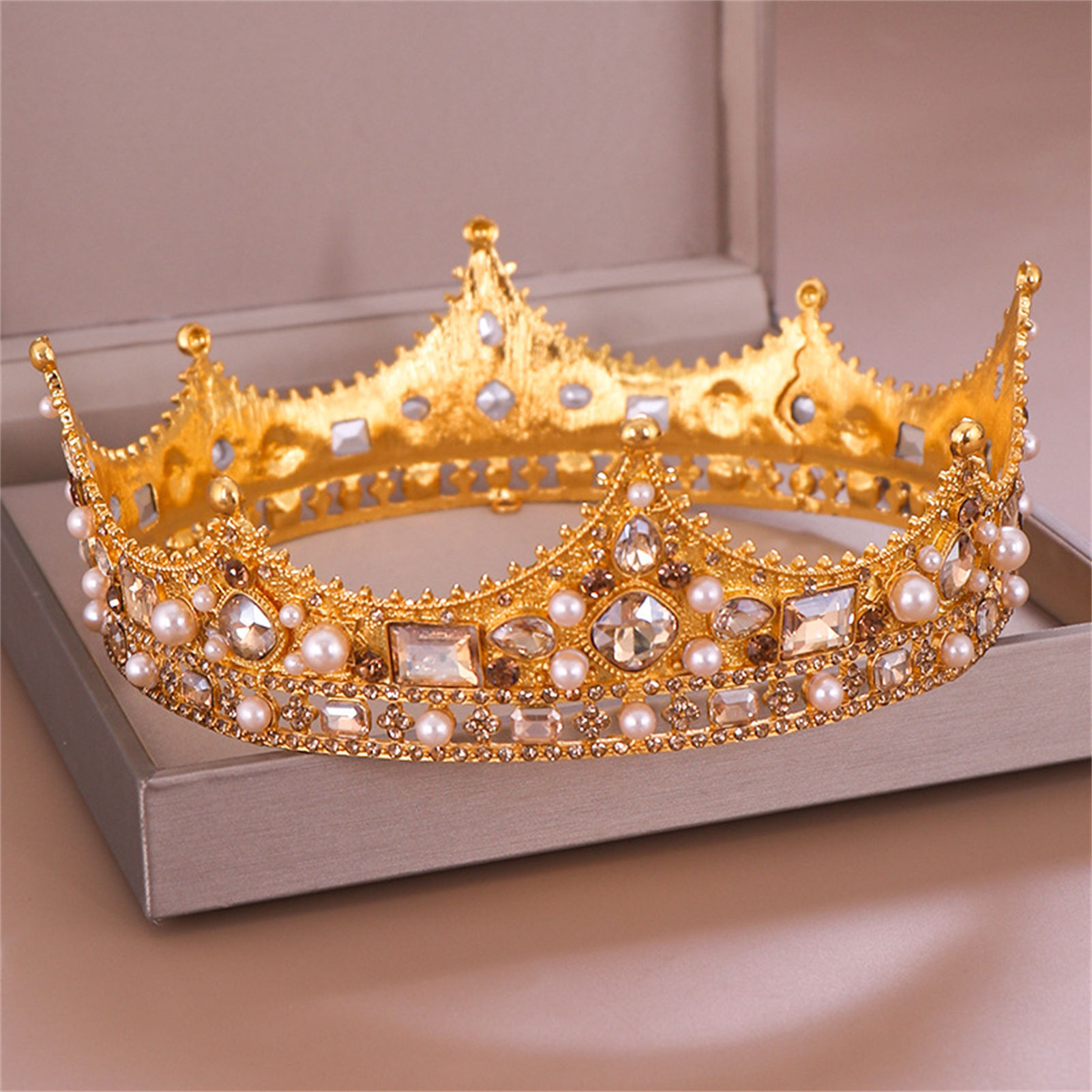 Alloy Crown Tiara Retro Bridal - Women'S Wedding Accessories のレビューと価格