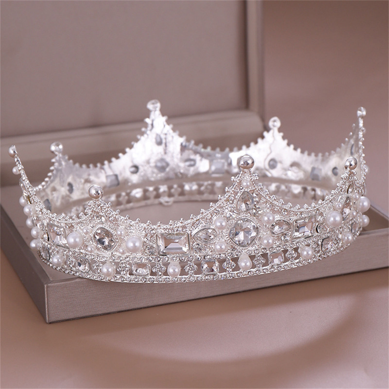 Alloy Crown Tiara Retro Bridal - Women'S Wedding Accessories のレビューと価格