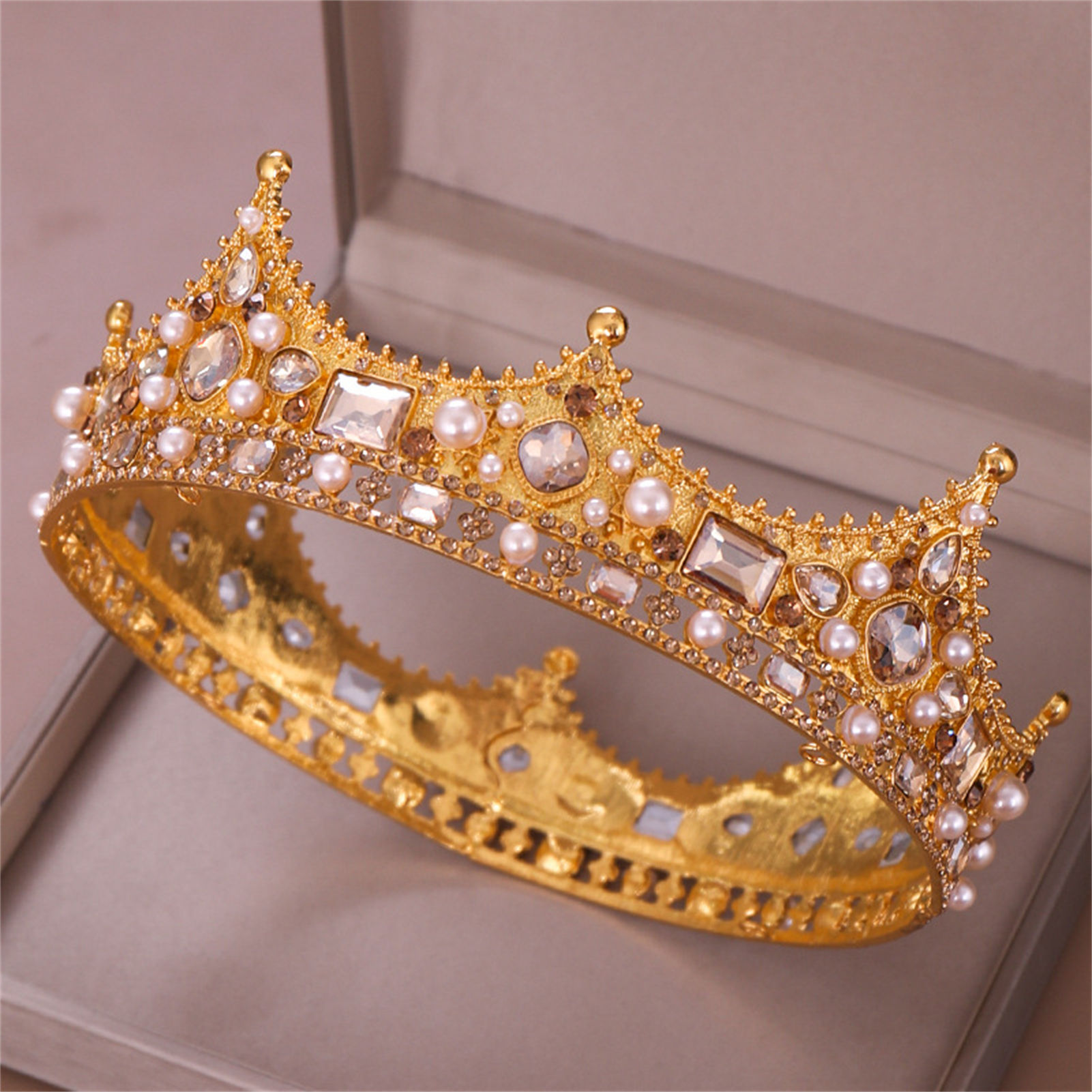 Alloy Crown Tiara Retro Bridal - Women'S Wedding Accessories のレビューと価格
