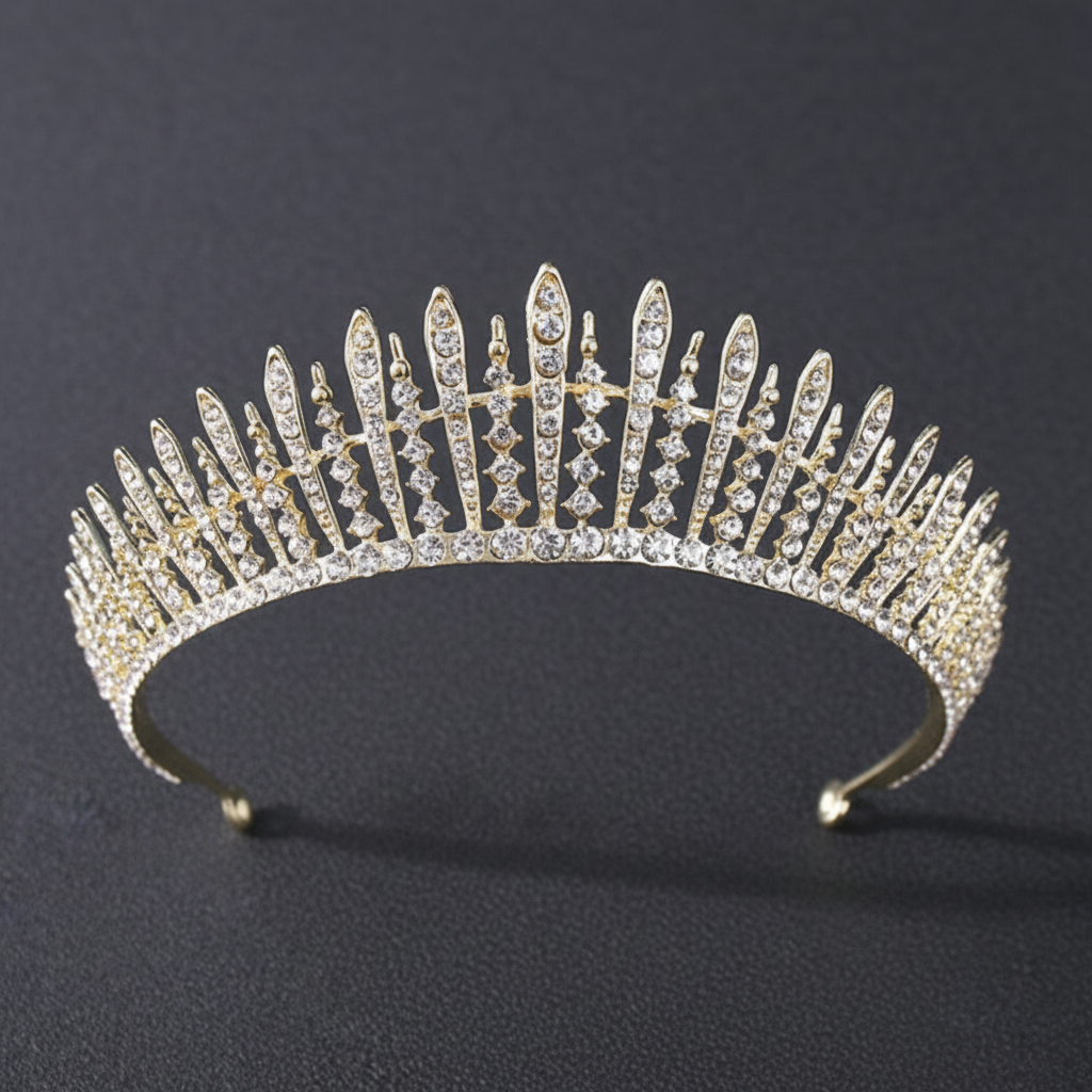 Bridal Crystal-Crown Headband  - Women'S Wedding Accessories のレビューと価格