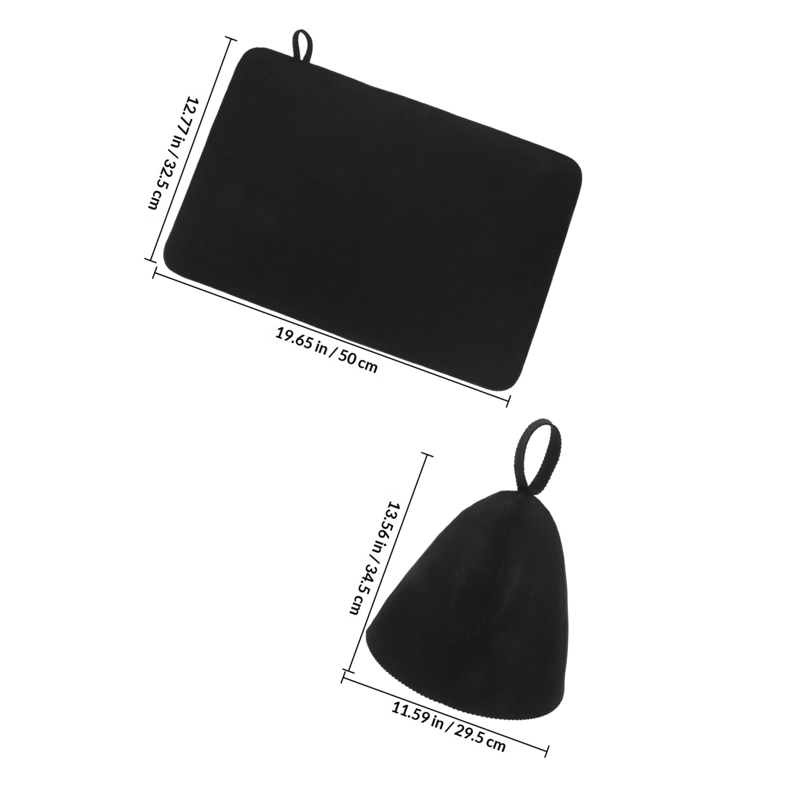 1Set Felt Sauna Hat and Seat C - Women'S Kayak Accessories のレビューと価格